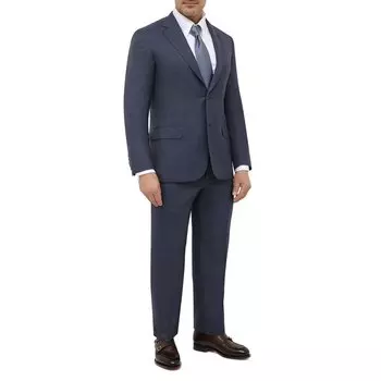 Костюм из шерсти и шелка Brioni