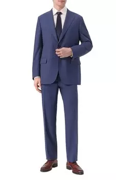 Костюм из шерсти и шелка Canali