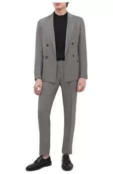 Костюм из шерсти и шелка Giorgio Armani