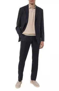 Костюм из шерсти и шелка Sartorio