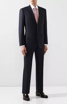 Костюм из смеси шерсти и шелка Brioni