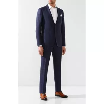 Костюм из смеси шерсти и шелка Kiton