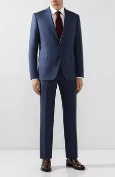 Костюм из смеси шерсти и шелка Zilli