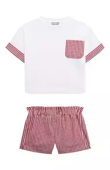 Костюм из топа и шорт Il Gufo