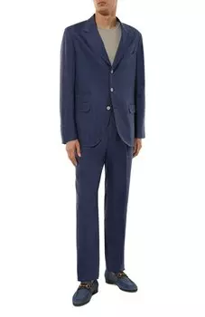 Костюм изо льна и шерсти Brunello Cucinelli