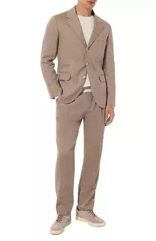 Костюм изо льна и шерсти Brunello Cucinelli