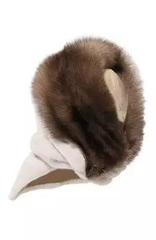 Косынка из меха норки и соболя VICTORIA KUSENKOVA