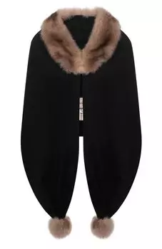 Косынка с отделкой из меха соболя VICTORIA KUSENKOVA