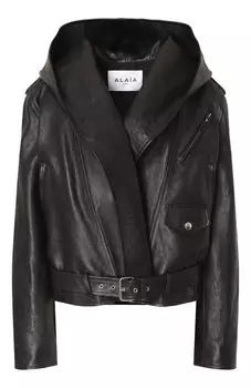 Кожаная куртка Alaia