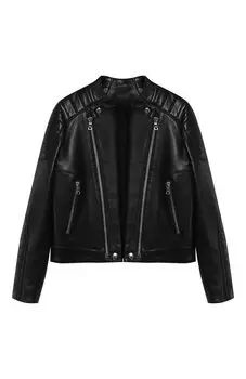 Кожаная куртка Balmain