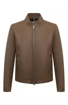 Кожаная куртка BOSS