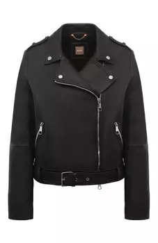Кожаная куртка BOSS