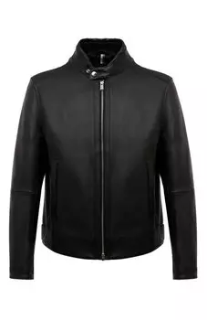 Кожаная куртка BOSS