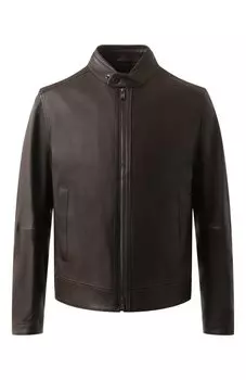 Кожаная куртка BOSS