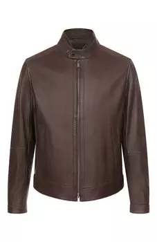 Кожаная куртка BOSS