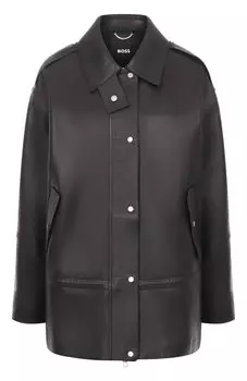 Кожаная куртка BOSS