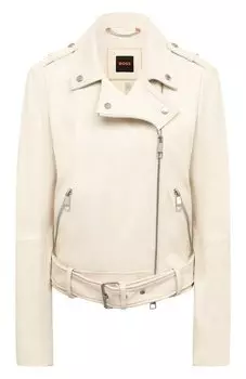 Кожаная куртка BOSS Orange