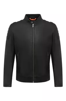 Кожаная куртка BOSS Orange