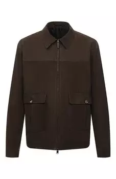 Кожаная куртка Brioni