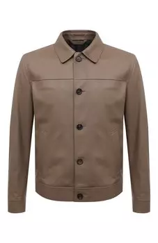 Кожаная куртка Brioni