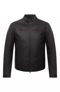 Кожаная куртка Brioni