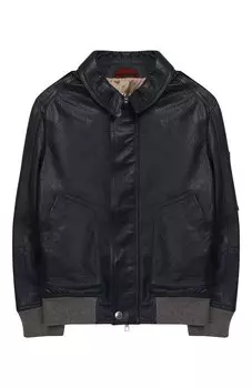 Кожаная куртка Brunello Cucinelli