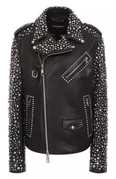 Кожаная куртка Dolce & Gabbana