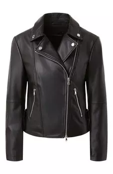 Кожаная куртка Emporio Armani