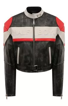 Кожаная куртка Halfboy