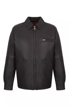 Кожаная куртка HUGO