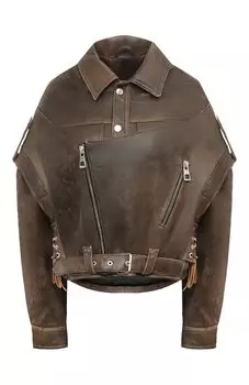 Кожаная куртка Manokhi