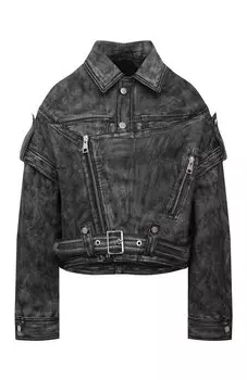 Кожаная куртка Manokhi