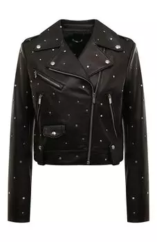 Кожаная куртка Miu Miu