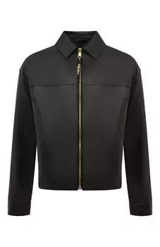 Кожаная куртка Moschino