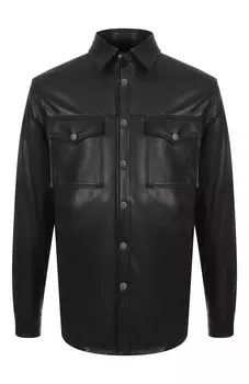 Кожаная куртка-рубашка MVST
