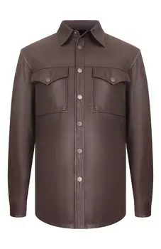 Кожаная куртка-рубашка MVST