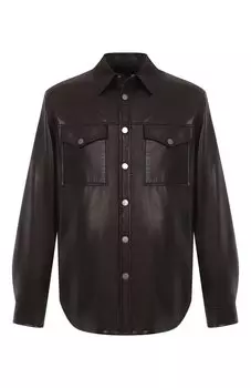 Кожаная куртка-рубашка MVST