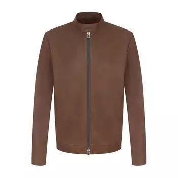 Кожаная куртка с воротником-стойкой Loro Piana