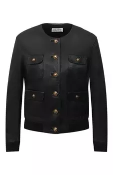 Кожаная куртка Saint Laurent