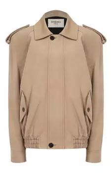 Кожаная куртка Saint Laurent