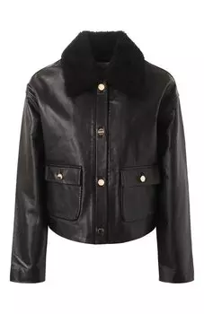 Кожаная куртка self-portrait