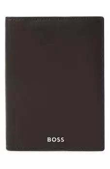 Кожаная обложка для паспорта BOSS