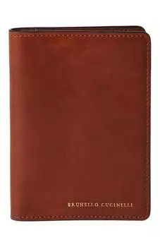 Кожаная обложка для паспорта Brunello Cucinelli