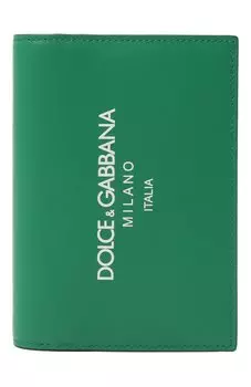 Кожаная обложка для паспорта Dolce & Gabbana