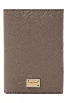 Кожаная обложка для паспорта Dolce & Gabbana