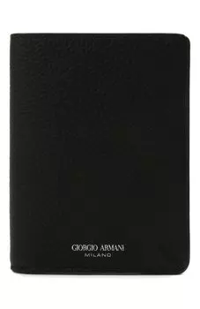 Кожаная обложка для паспорта Giorgio Armani