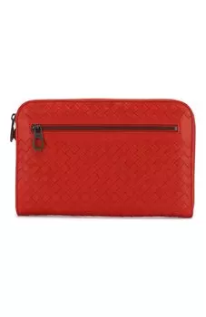 Кожаная папка для бумаг с плетением intrecciato Bottega Veneta
