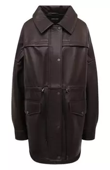 Кожаная парка Lesyanebo