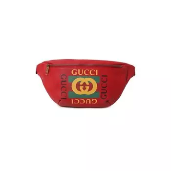 Кожаная поясная сумка Gucci