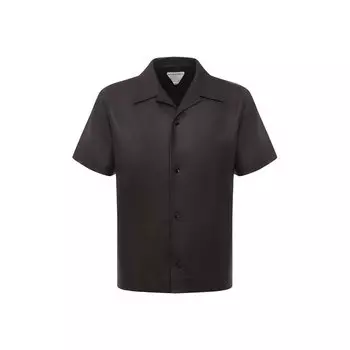 Кожаная рубашка Bottega Veneta